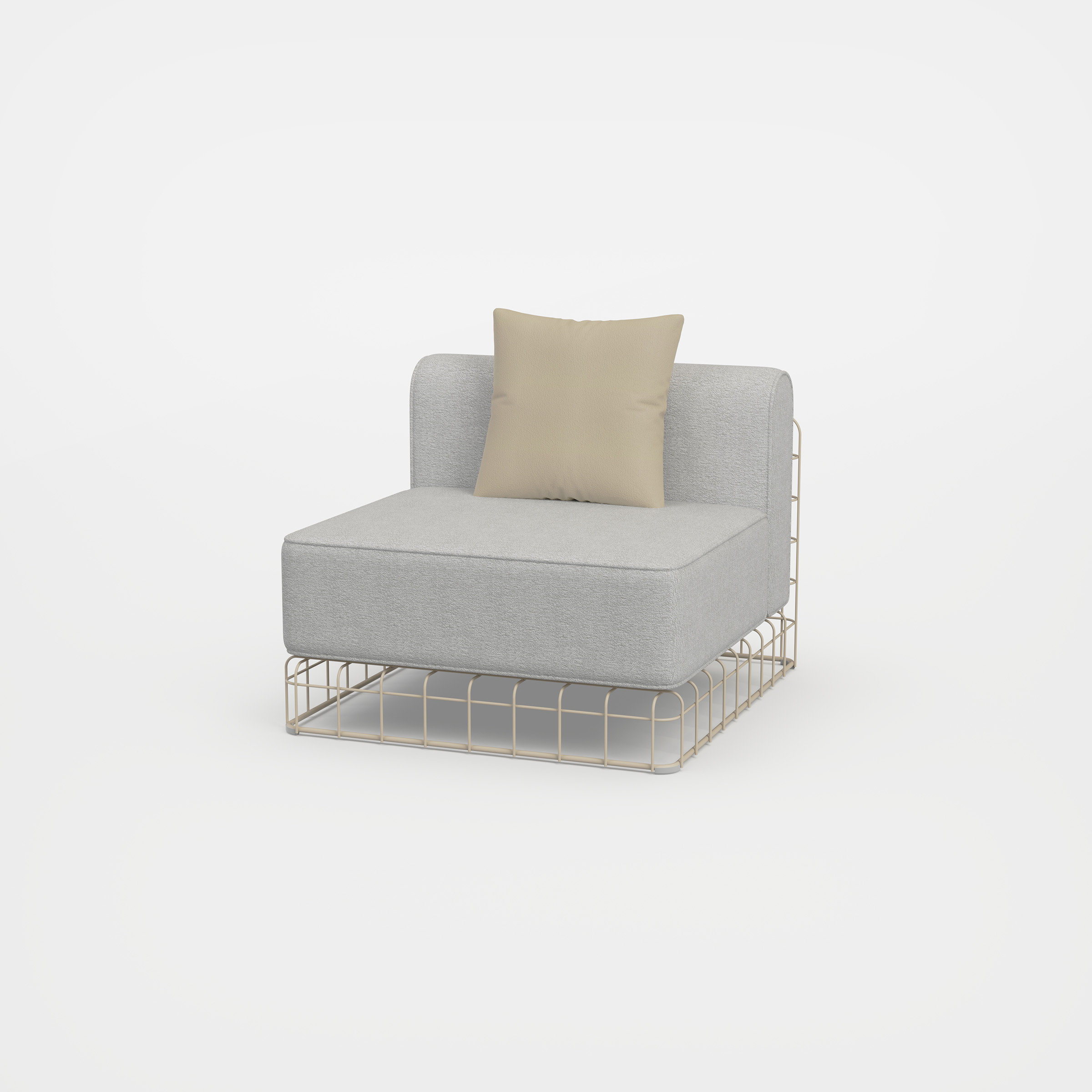 SuperRational Sofa - 1 Seater - modular upmarket outdoor couches